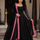 Keerthi Suresh Ma'am Inspired Outfit(Black Anarkali with Dupatta)